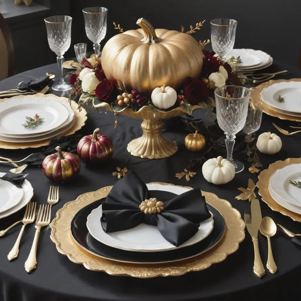 How to Set a Luxe Thanksgiving Tablescape Like Glam Goals Ariel