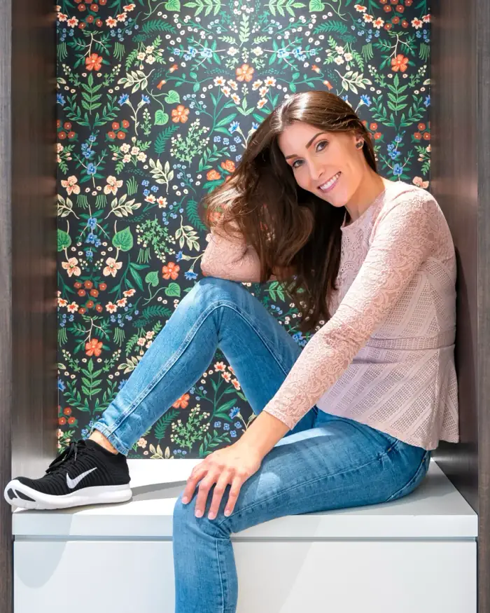 Katie Hunt, wallcovering installer and Home Design Stage presenter