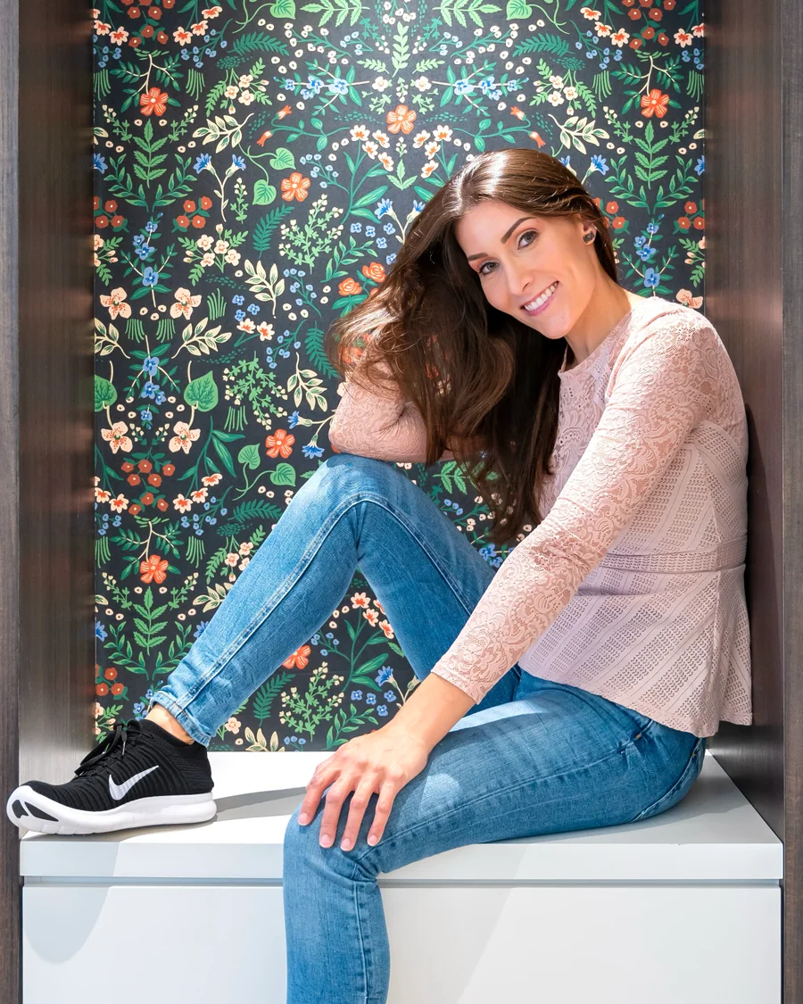 Katie Hunt, wallcovering installer and Home Design Stage presenter